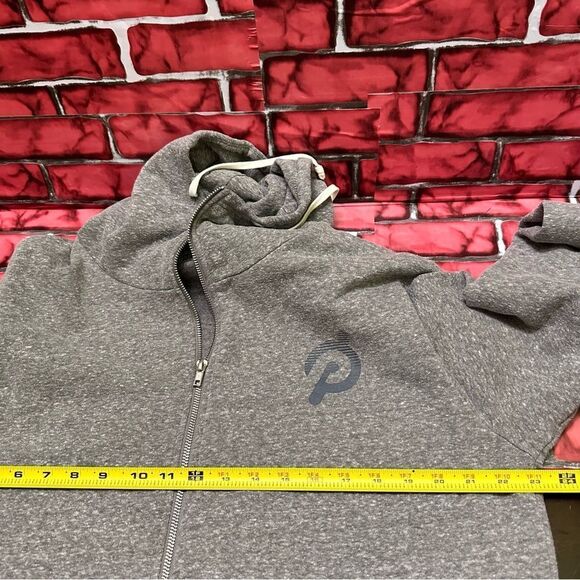 Peloton Vintage Fleece full zip up hoodie jacket L - Picture 7 of 10